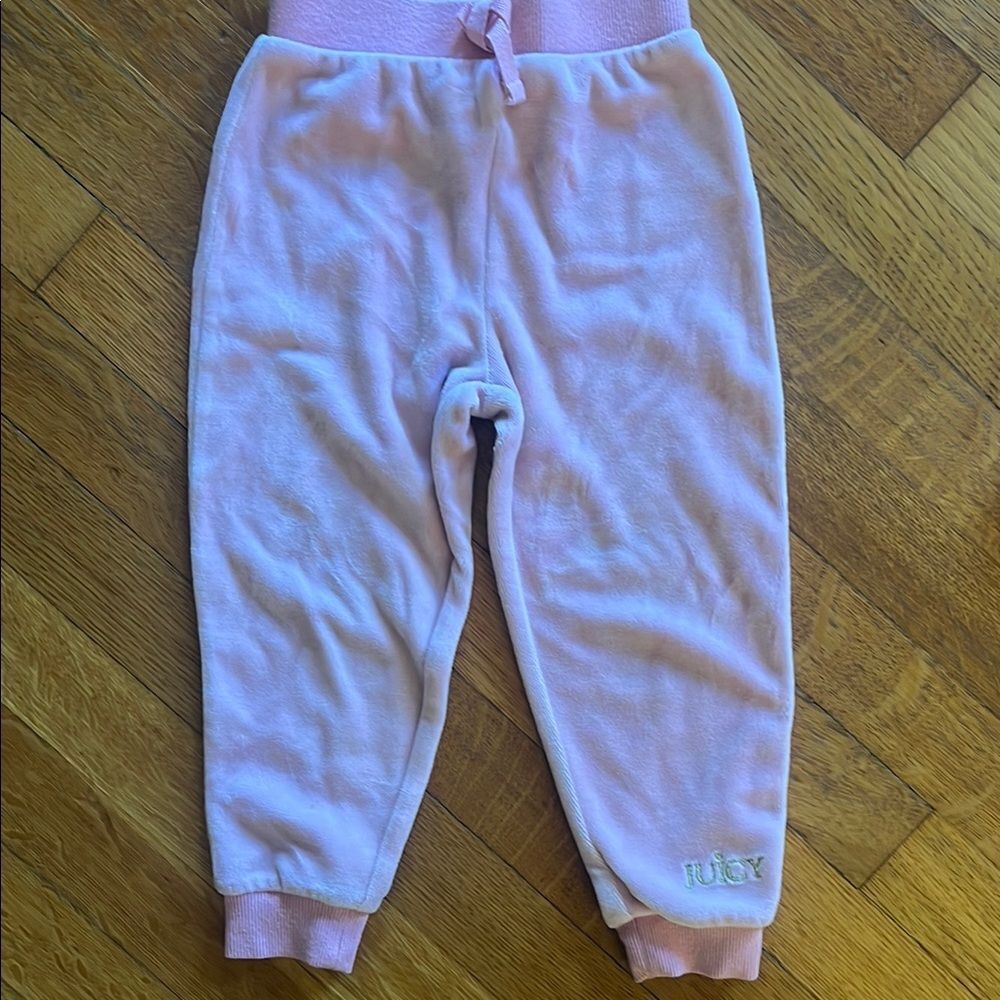 Juicy Couture Pink Velour Tracksuit - Picture 3 of 4